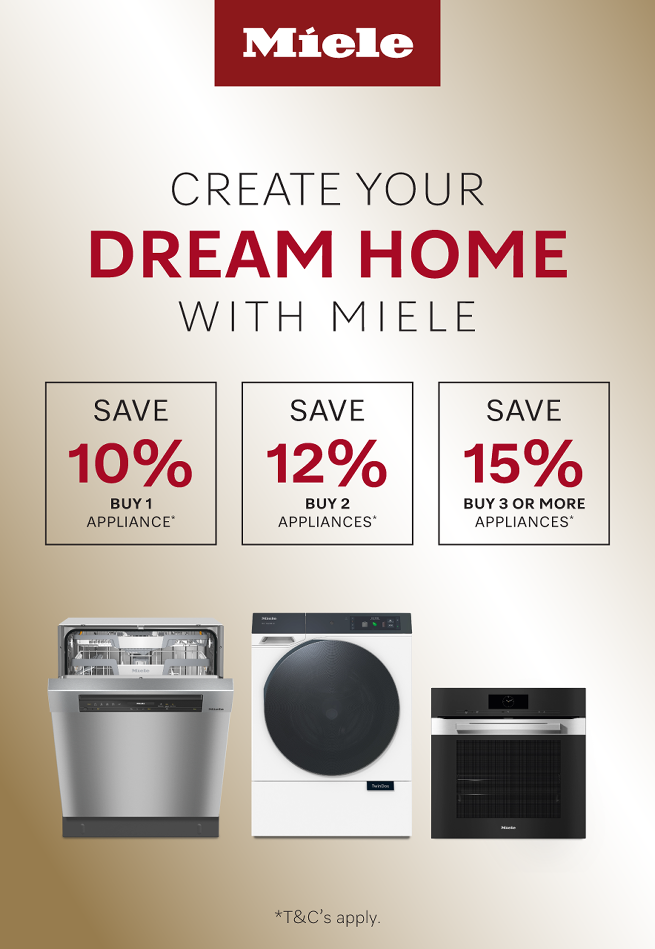 Create your dream home with Miele