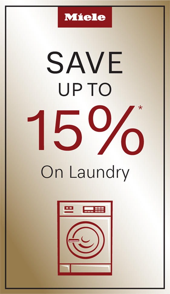 Save up to 15% on laundry