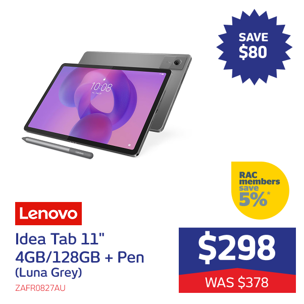 Idea Tab 11" 4GB/128GB + Pen (Luna Grey)
