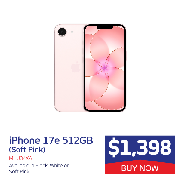 IPHONE 17e 256GB (SOFT PINK)