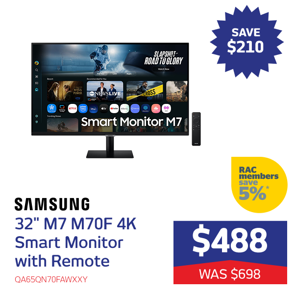 32" M7 M70F 4K Smart Monitor with Remote
