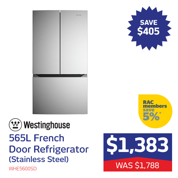 565L French Door Fridge (Stainless Steel)