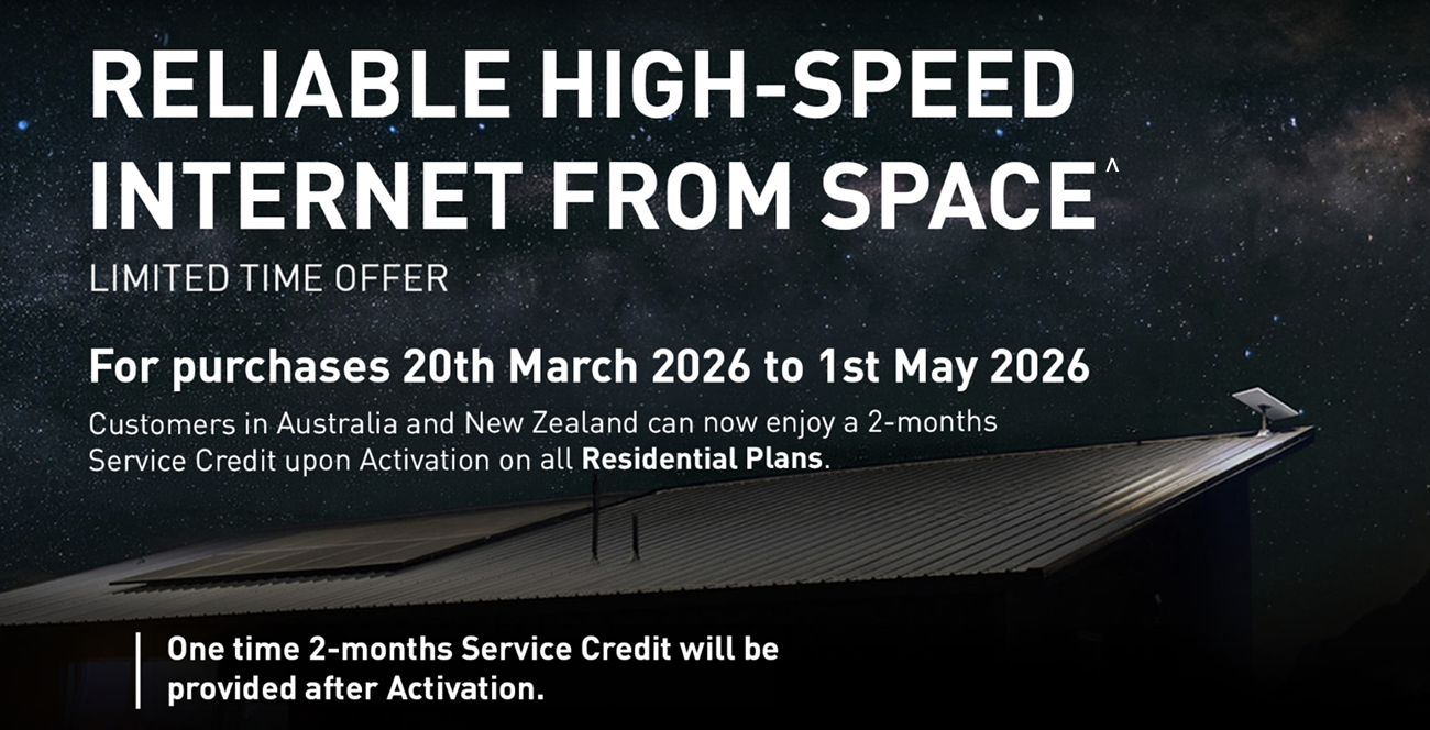 Limited time offer for purchases 20th March to 1st May 2026