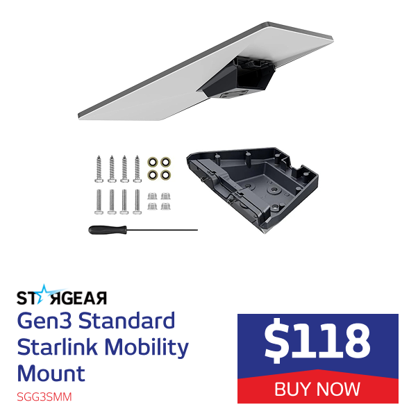 Gen3 Standard Starlink Mobility Mount