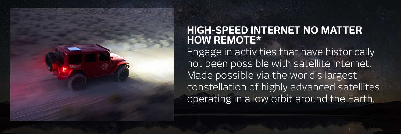 High-speed internet, no matter how remote