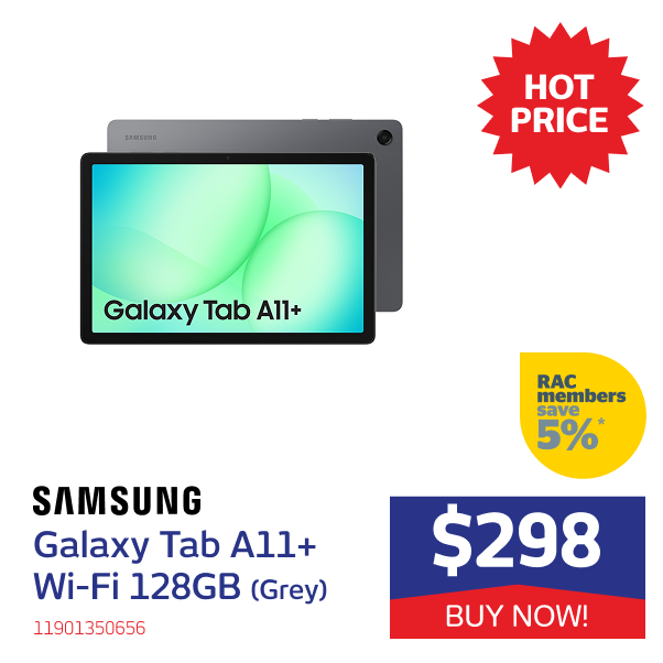 Galaxy Tab A11+ Wi-Fi 128GB (Grey)