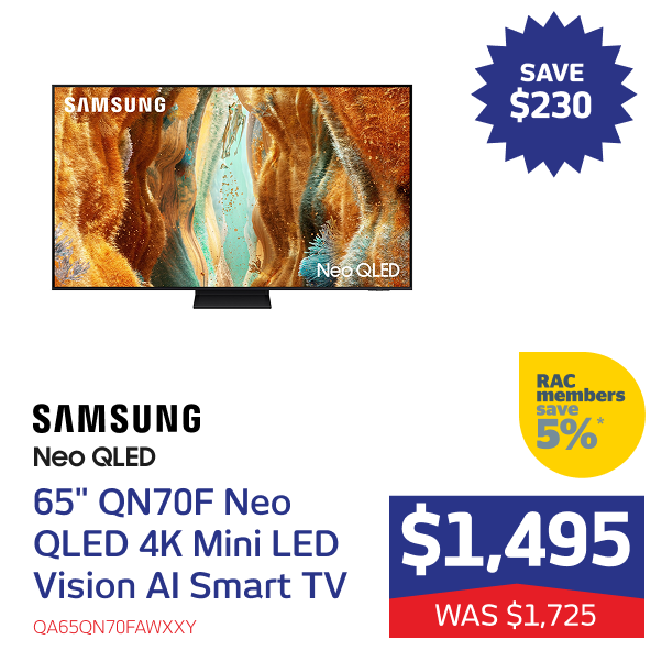 65" QN70F Neo QLED 4K Mini LED Vision AI Smart TV