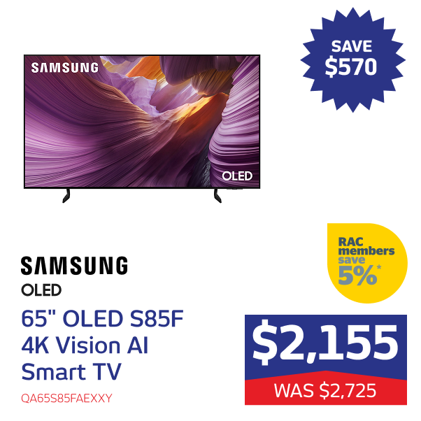 65" OLED S85F 4K Vision AI Smart TV