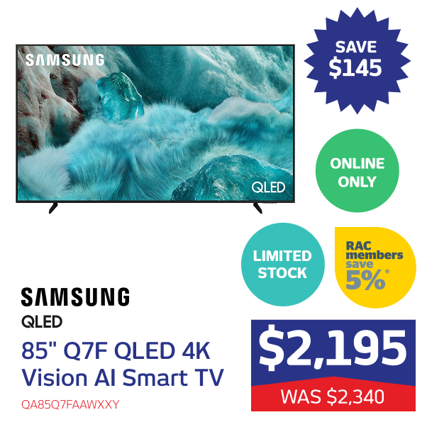 85" Q7F QLED 4K Vision AI Smart TV