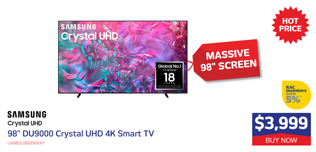 98" DU9000 Crystal UHD 4K Smart TV
