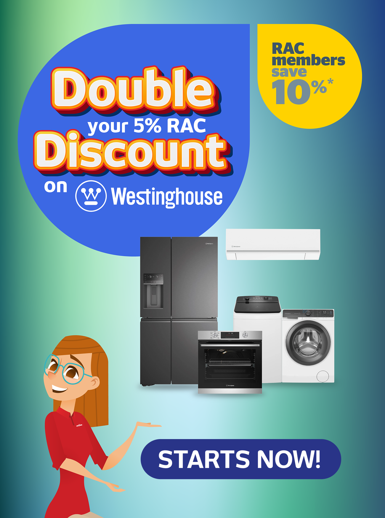 RAC Double Discount on Westinghouse