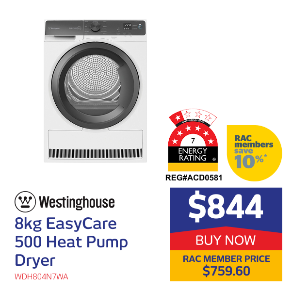 8kg EasyCare 500 Heat Pump Dryer
