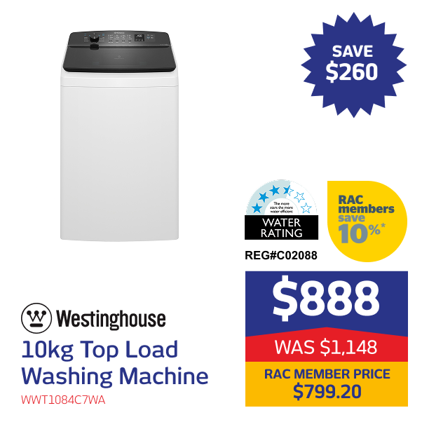 10kg Top Load Washing Machine