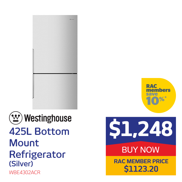 425L Bottom Mount Refrigerator (Silver)