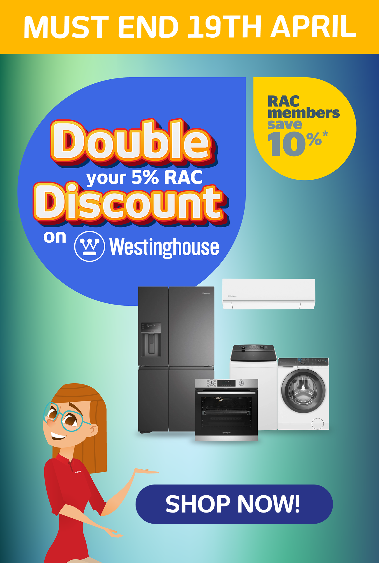 RAC Double Discount on Westinghouse