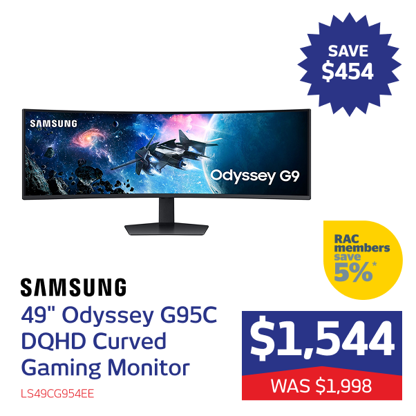 49" Odyssey G95C DQHD Curved Gaming Monitor
