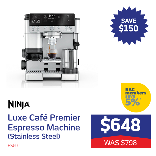Luxe Cafe Premier Espresso Machine (Stainless Steel)