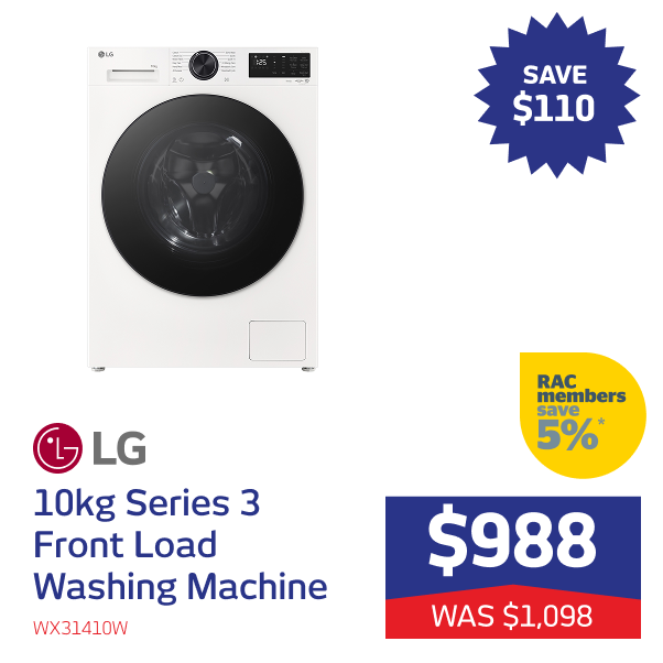 10kg Series 3 Front Load Washing Machine
