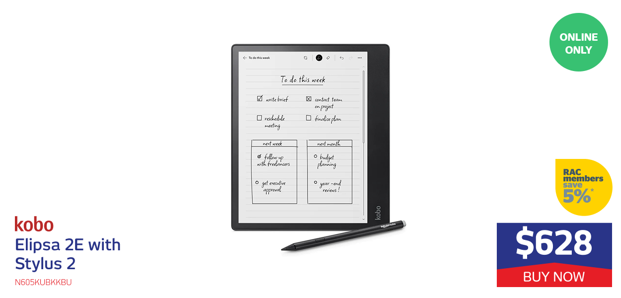 Kobo Elipsa 2E with Kobo Stylus 2