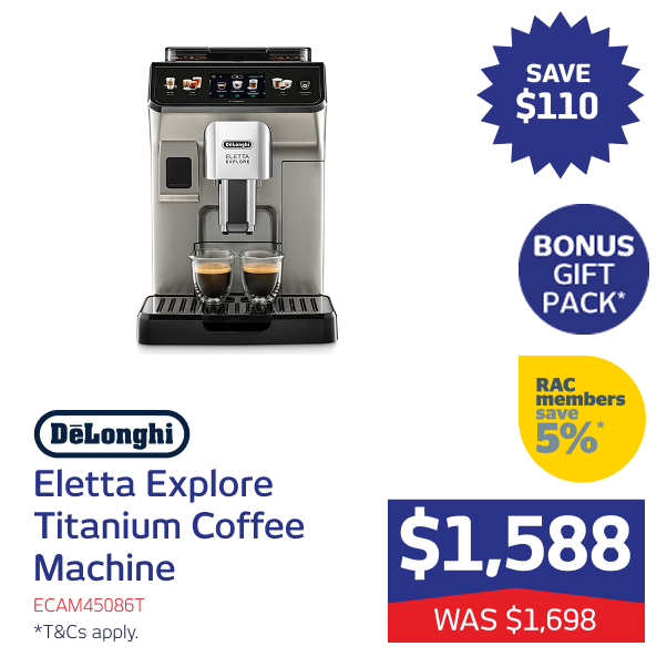 Eletta Explore Titanium Coffee Machine