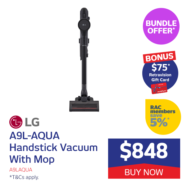 A9L-AQUA Handstick Vacuum With Mop