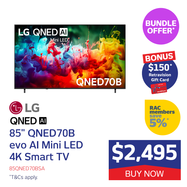 85" QNED70B evo AI Mini LED 4K Smart TV
