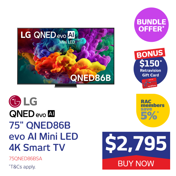 75" QNED86B evo AI Mini LED 4K Smart TV