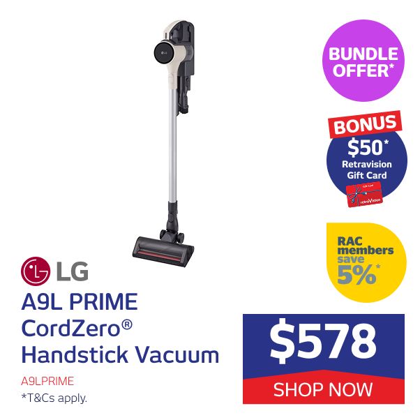 LG A9L PRIME CordZero® Handstick Vac