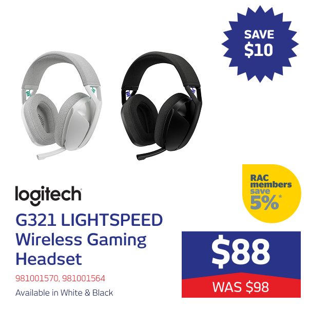 G321 LIGHTSPEED Wireless Gaming Headset