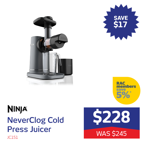NeverClog Cold Press Juicer
