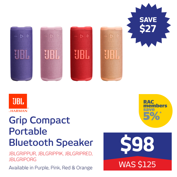 Grip Compact Portable Bluetooth Speaker