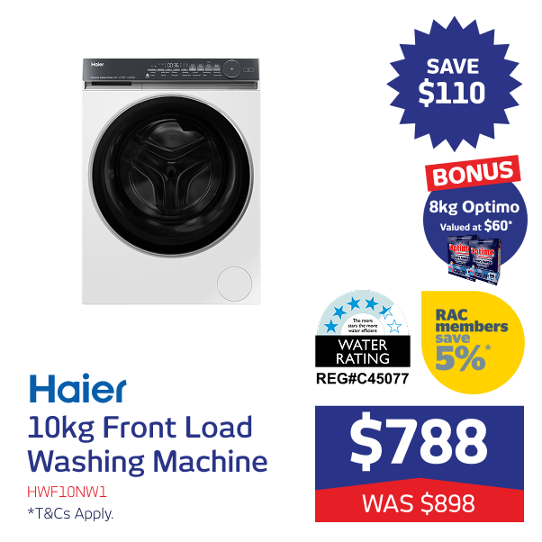 10kg Front Load Washing Machine