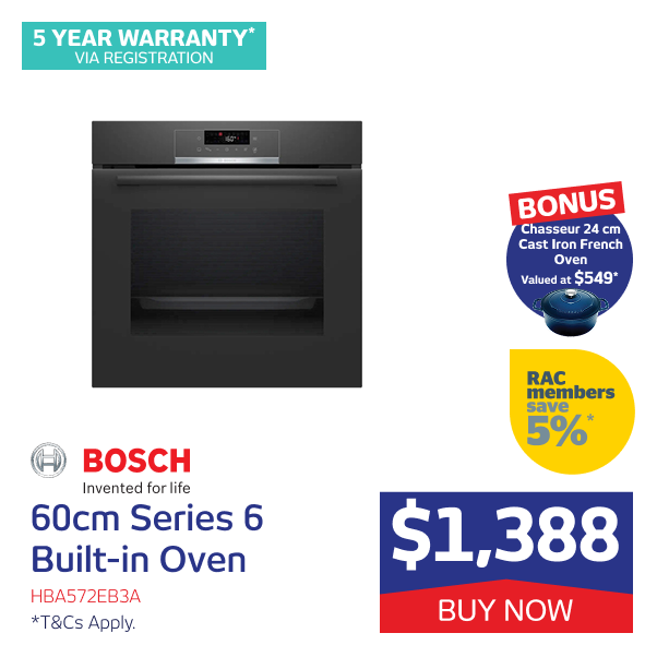 60cm Series 6 Built-in Oven