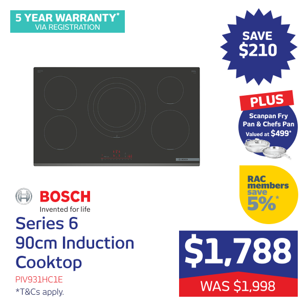 Series 6 90cm Induction Cooktop