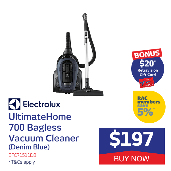 UltimateHome 700 Bagless Vacuum Cleaner (Denim Blue)