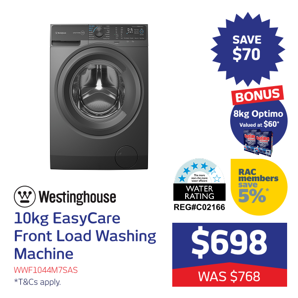10kg EasyCare Front Load Washer