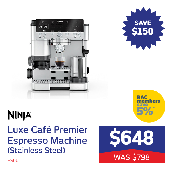 Luxe Cafe Premier Espresso Machine (Stainless Steel)