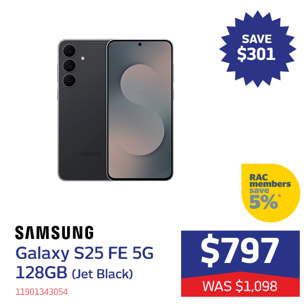 Galaxy S25 FE 5G 128GB (Jet Black)