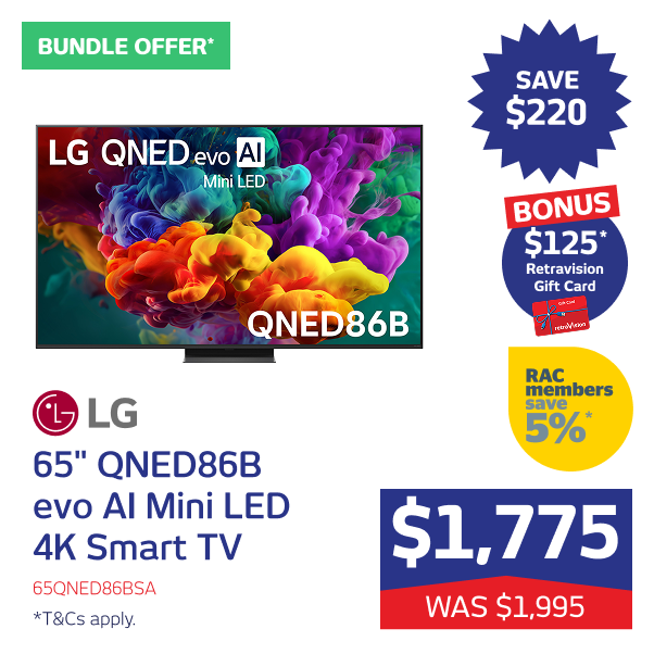 65" QNED86B evo AI Mini LED 4K Smart TV