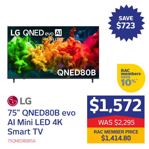 75" QNED80B evo AI Mini LED 4K Smart TV
