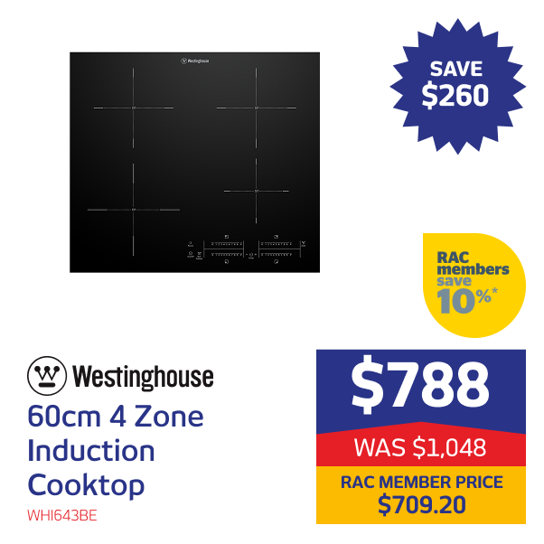60cm 4 Zone Induction Cooktop
