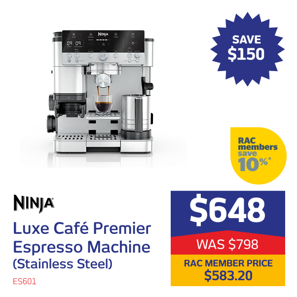 Luxe Cafe Premier Espresso Machine (Stainless Steel)