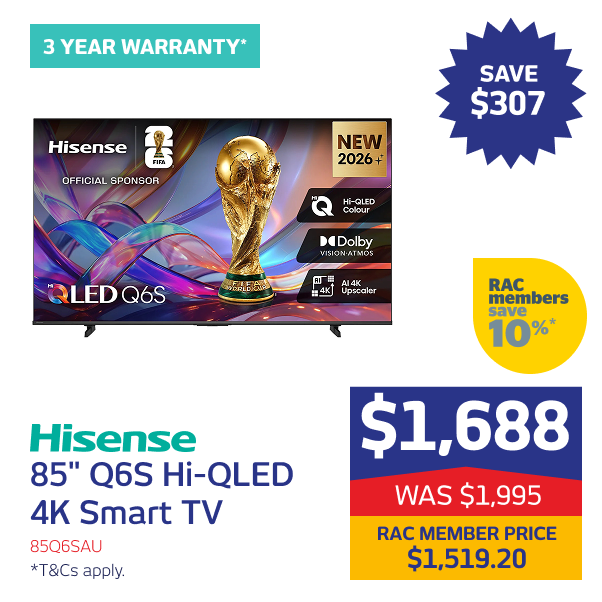 85" Q6S Hi-QLED 4K Smart TV