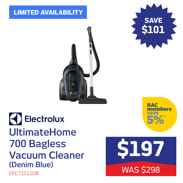 UltimateHome 700 Bagless Vacuum Cleaner (Denim Blue)