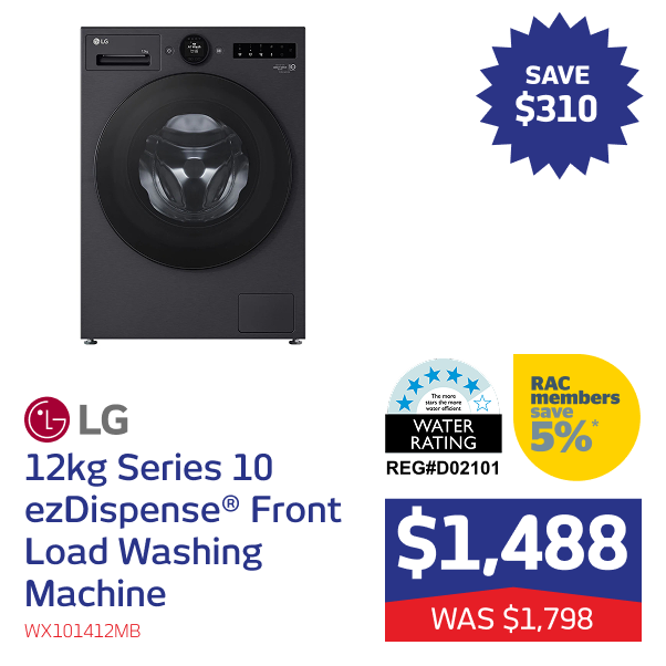 12kg Series 10 ezDispense&reg; Front Load Washing Machine