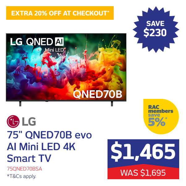 75" QNED70B evo AI Mini LED 4K Smart TV