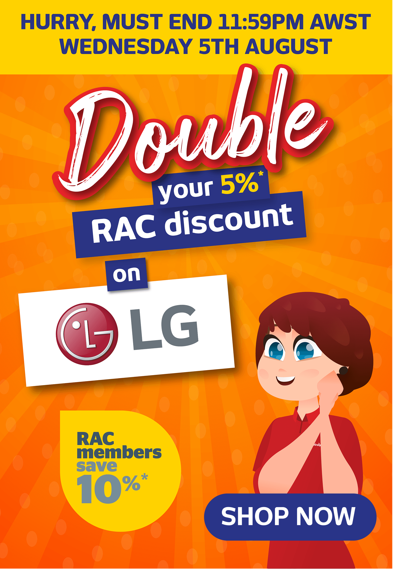 RAC Double Discount on Rinnai Unflued Gas Heating