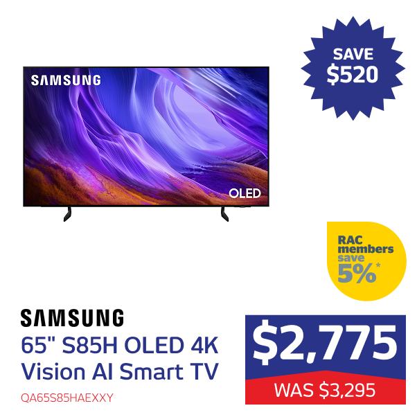 65" S85H OLED 4K Vision AI Smart TV