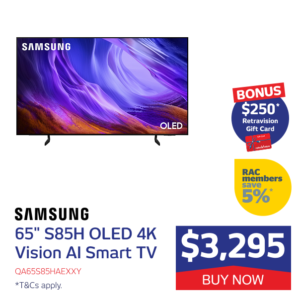 65" S85H OLED 4K Vision AI Smart TV