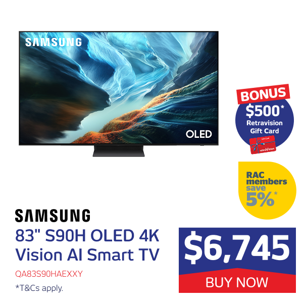 83" S90H OLED 4K Vision AI Smart TV